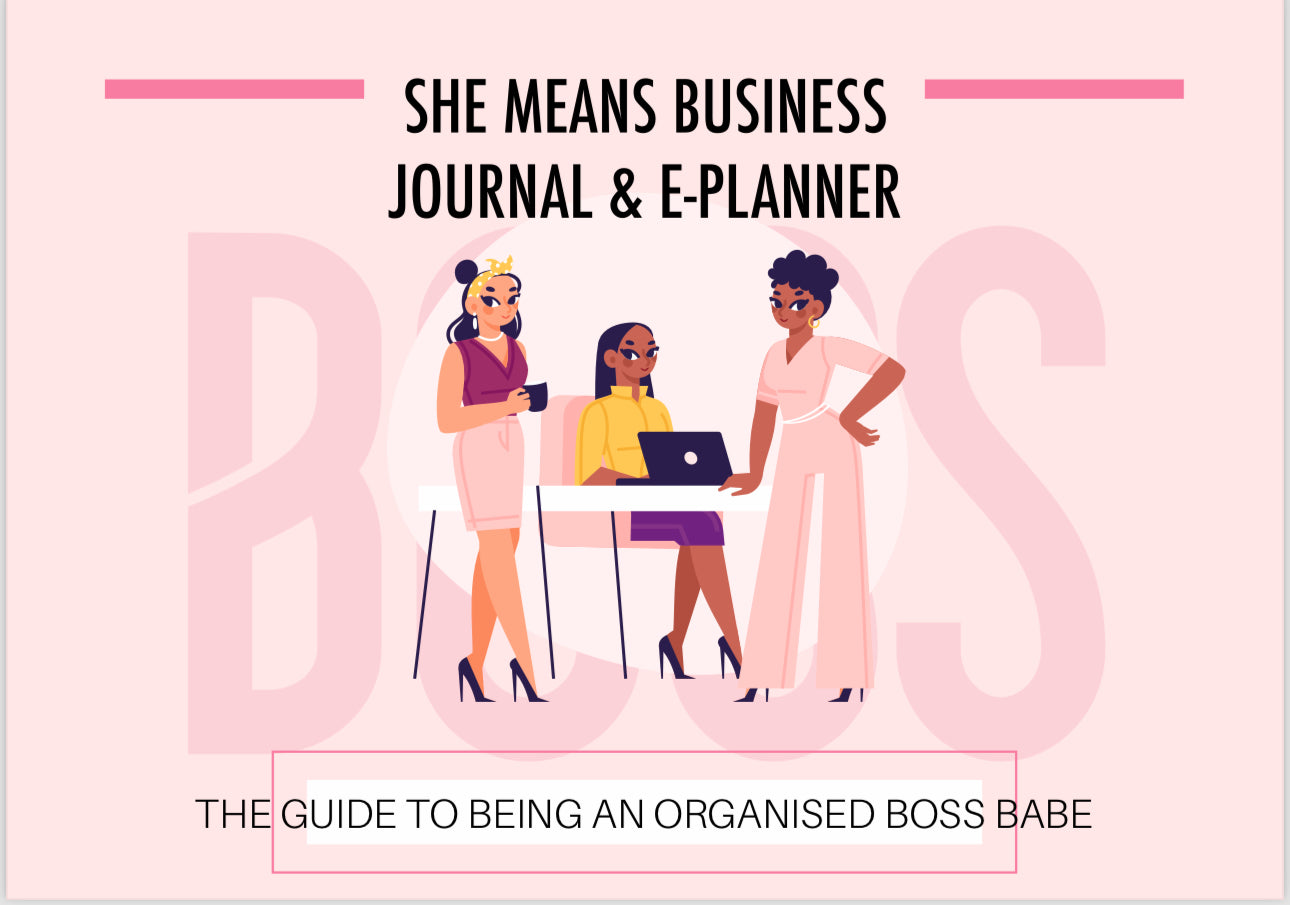 “SHE MEANS BUSINESS” digital planner