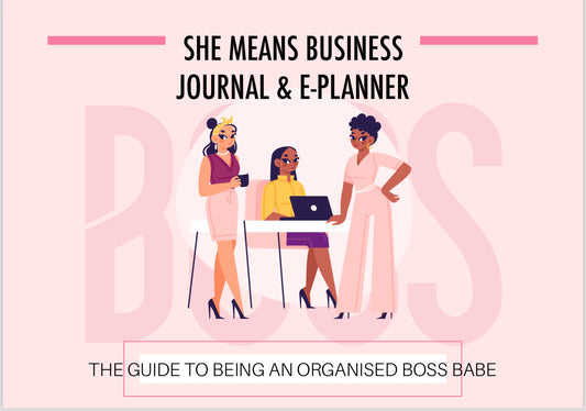 “SHE MEANS BUSINESS” digital planner